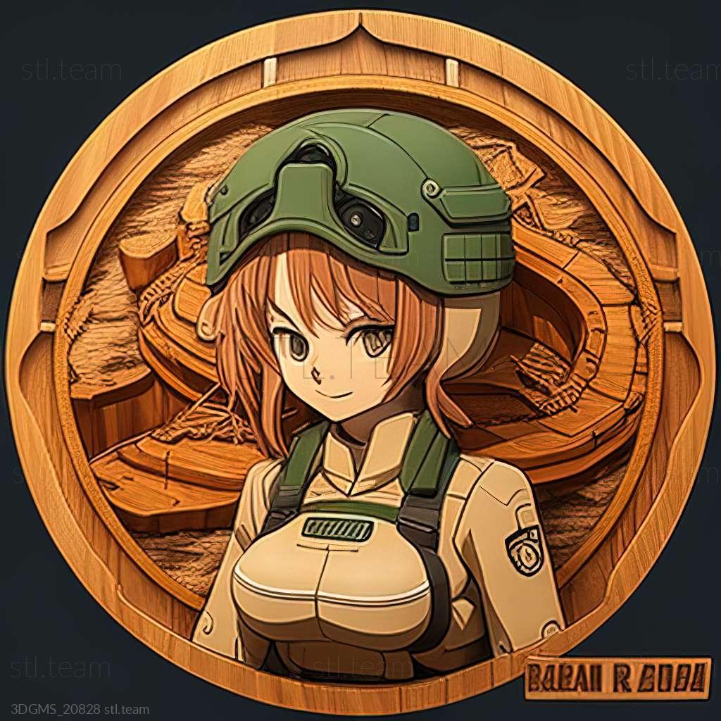 Игра Girls und Panzer Master the Tank Road, Игры 3D модель для ЧПУ: STL /  MAX (obj)